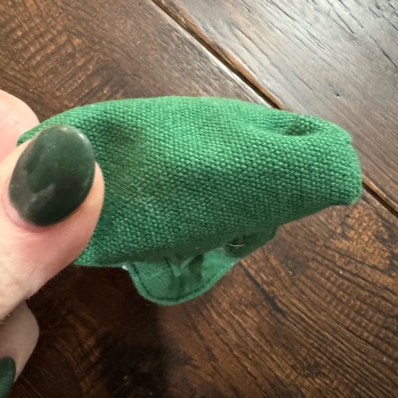 Free People Emerald Green Mini Tote Keychain Bag Charm - Picture 4 of 11